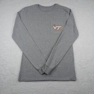 Hokie VT Virginia Tech‎ Football Long Sleeve Girls Shirt Large 14/16Youth